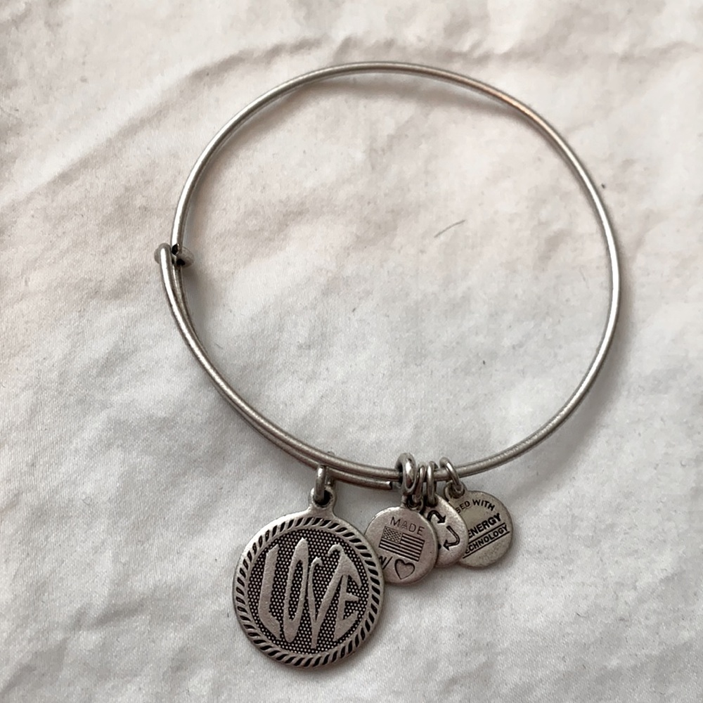 Alex and Ani Love charm bracelet